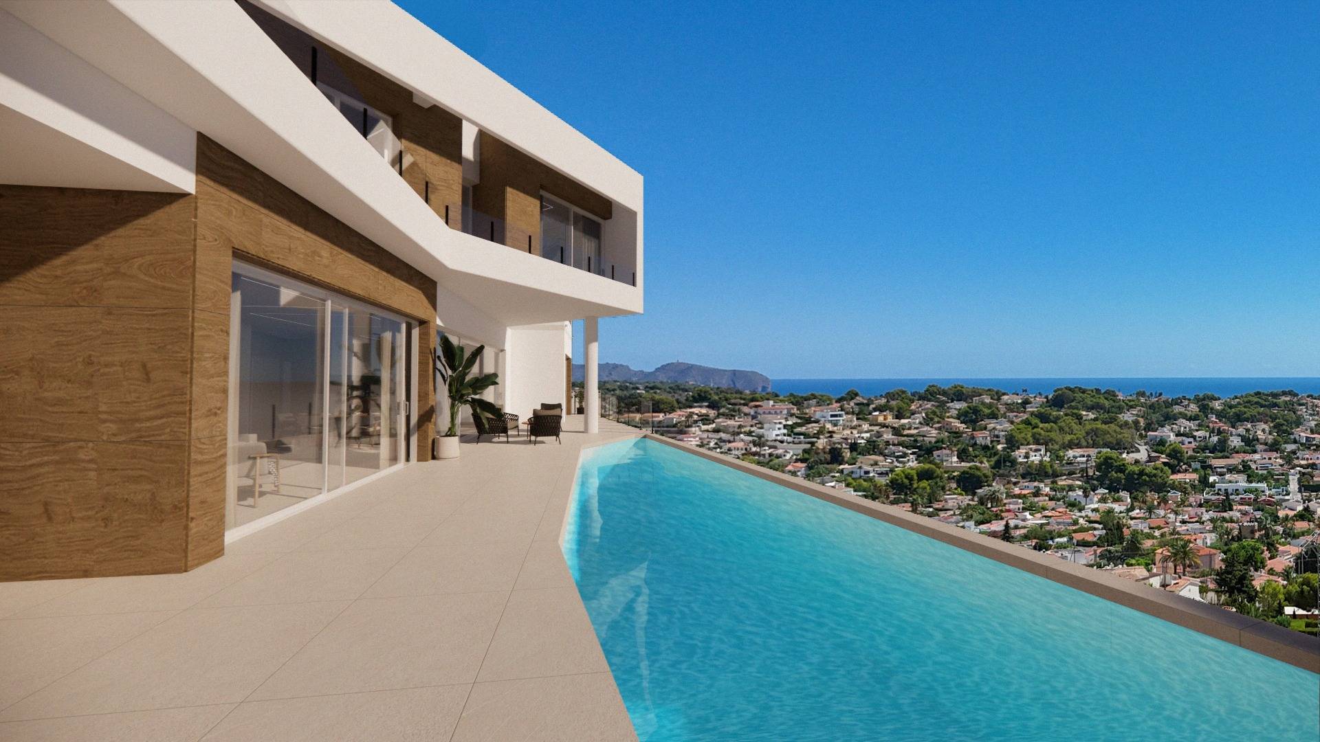 Villa Halley - Espectacular villa de lujo a la venta con vistas panorámicas sobre Calpe