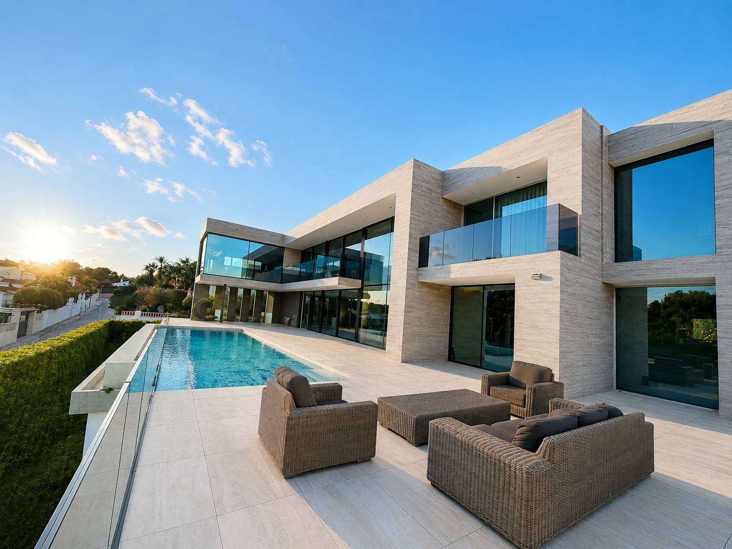 Villa Enebro. Extraordinaria villa en Moraira con orientación Sur y vistas al mar. Costa Blanca.