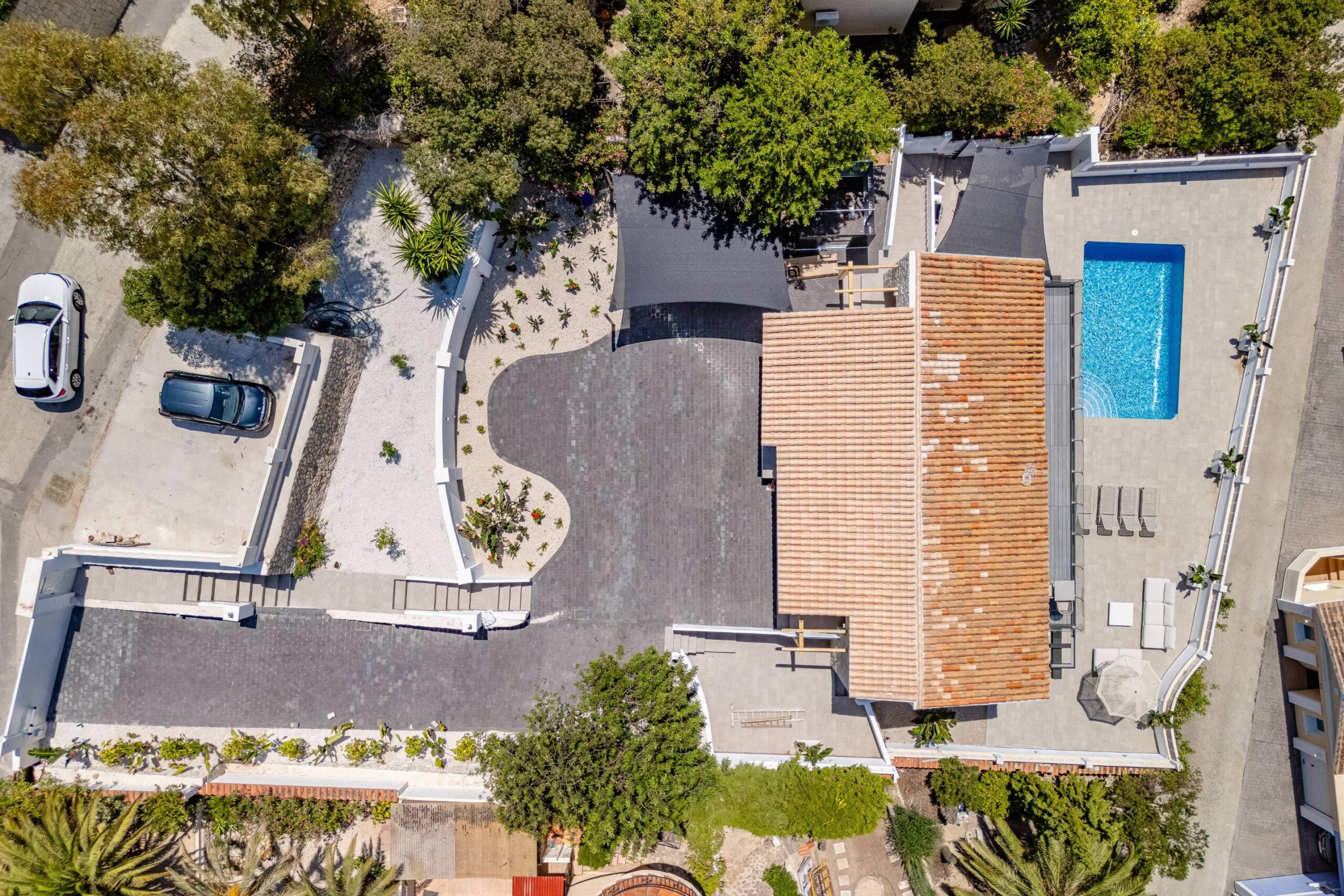 Villa a la venta con vistas al mar y a la montaña en Calpe