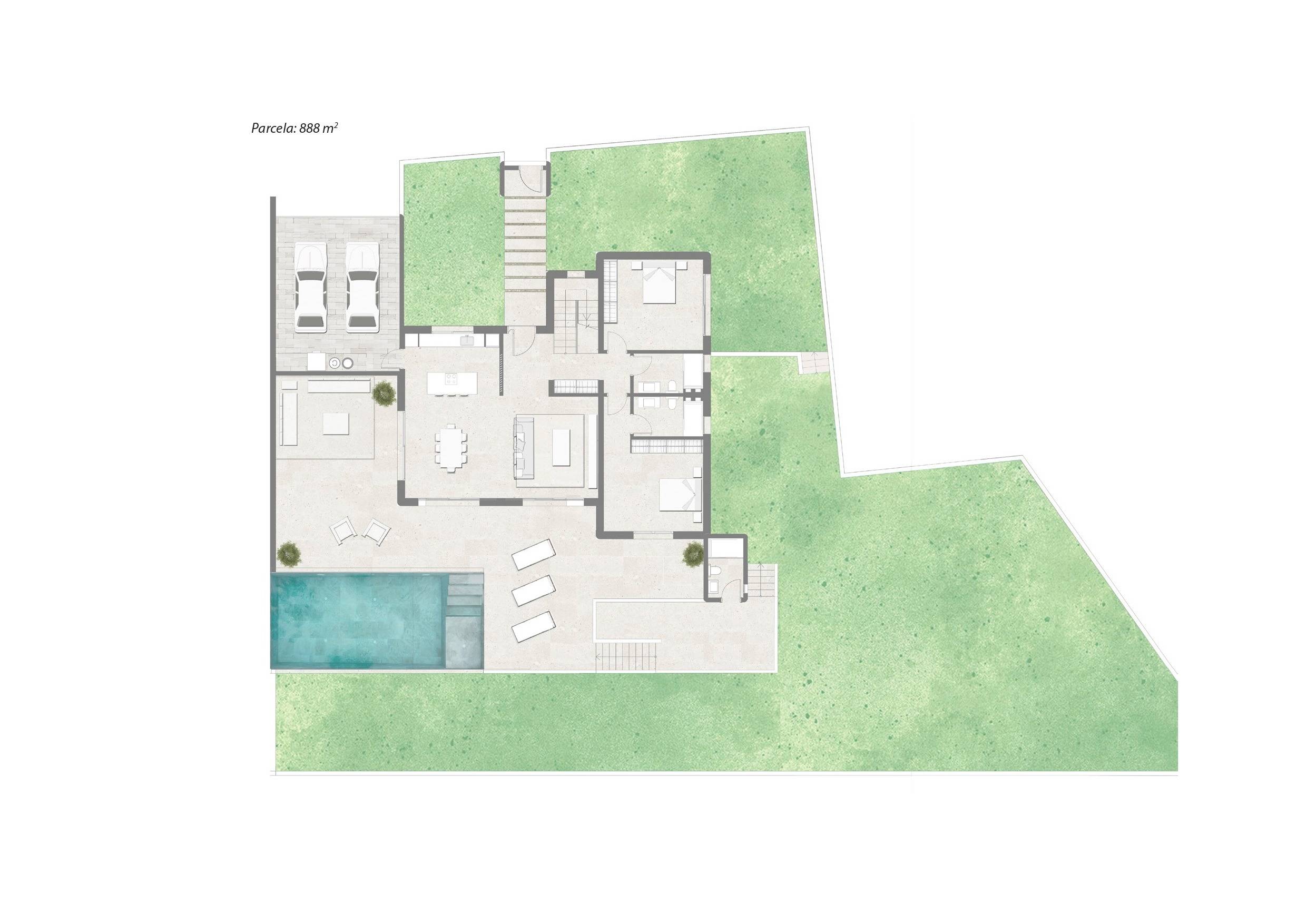 Fantástica villa de nueva construcción a la venta en Moraira