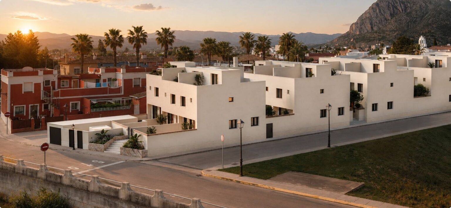 Svetla Village. Nuevas casas adosadas en venta en Els Poblets a precios excelentes.