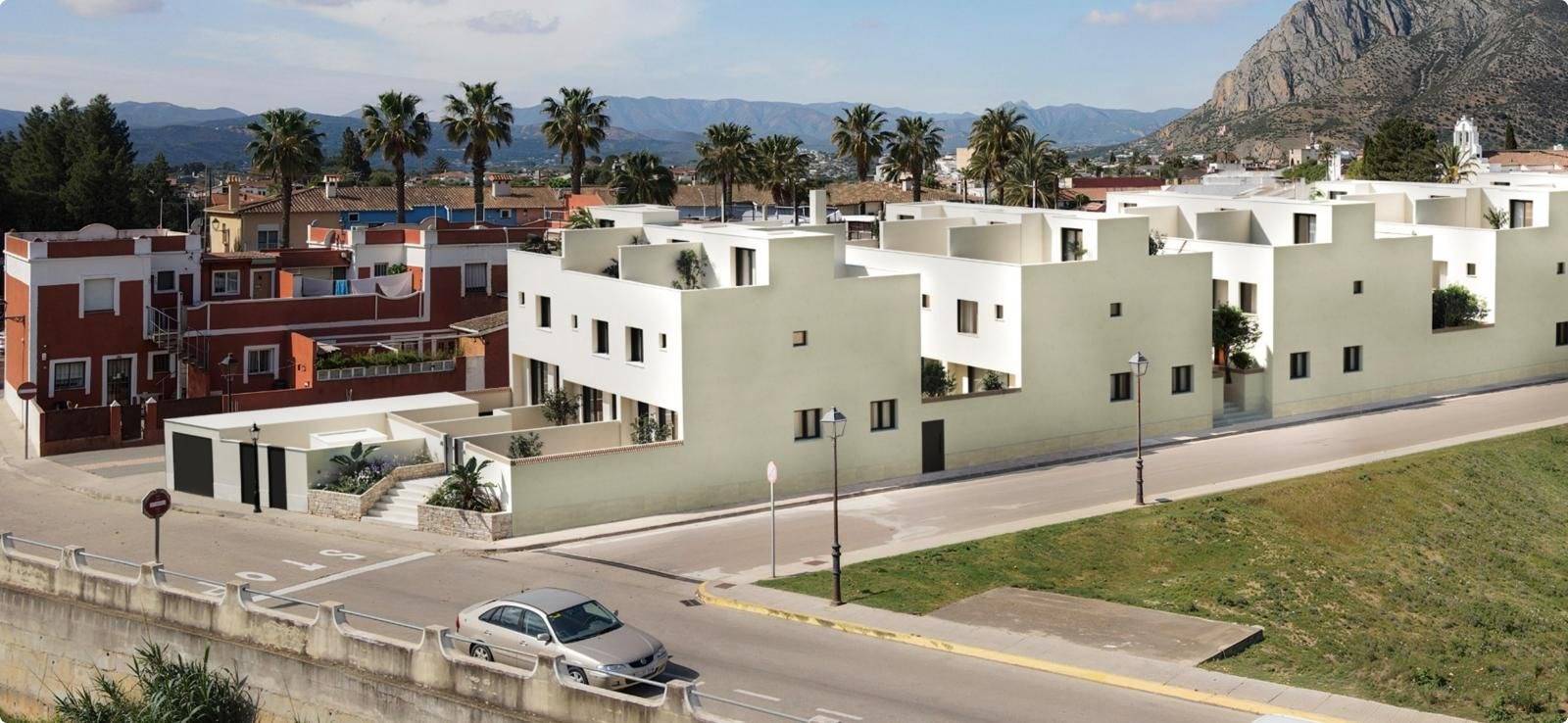 Svetla Village. Nuevas casas adosadas en venta en Els Poblets a precios excelentes.