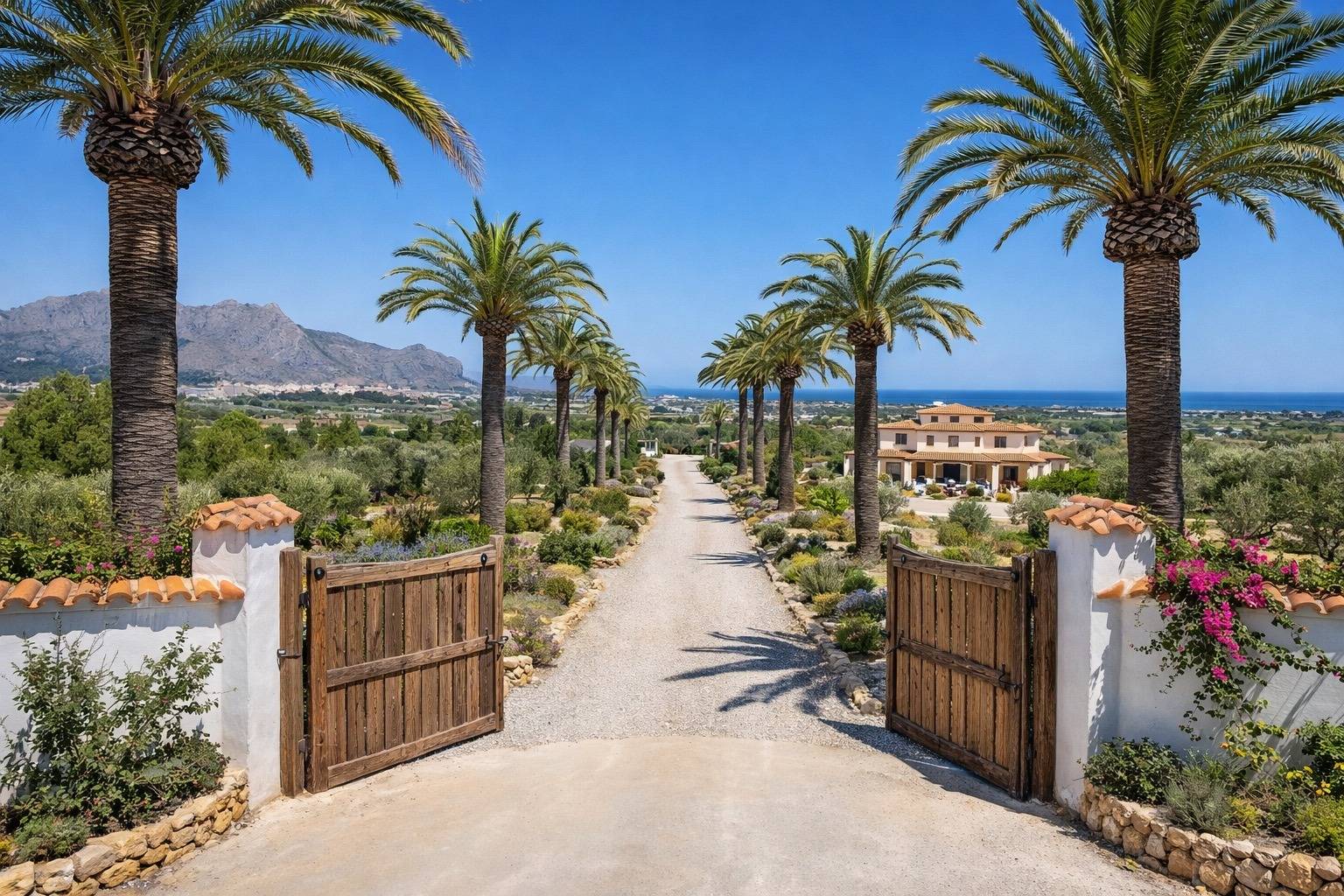 Finca Albardaneras. Una residencia rural bellamente renovada en La Sella Denia.